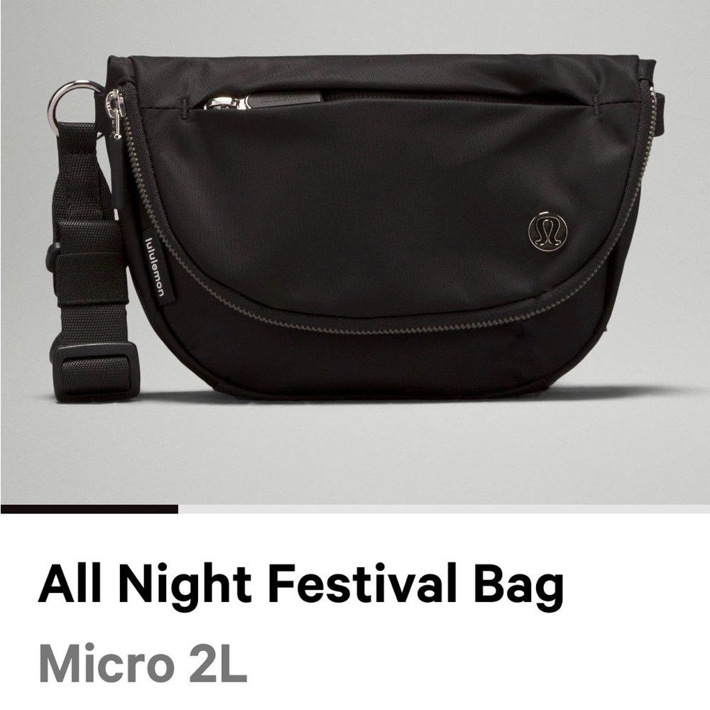 lululemon athletica Black Belt Bag